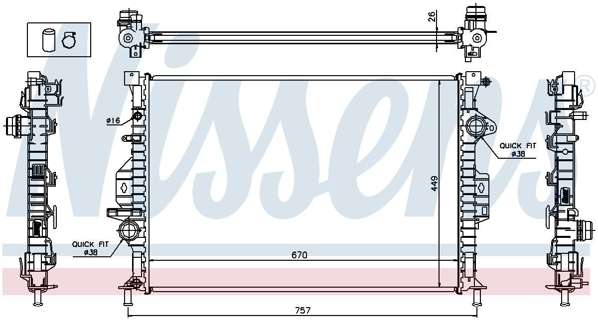 Nissens Radiator