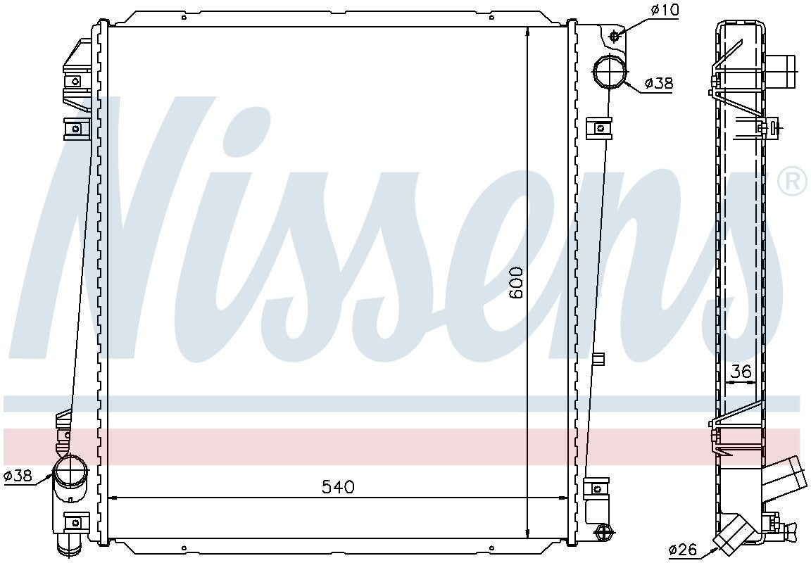 Nissens Radiator 66854
