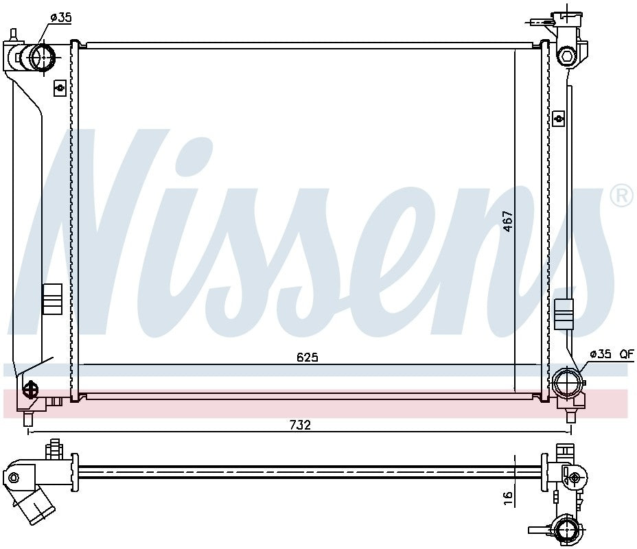 Nissens Radiator 675064