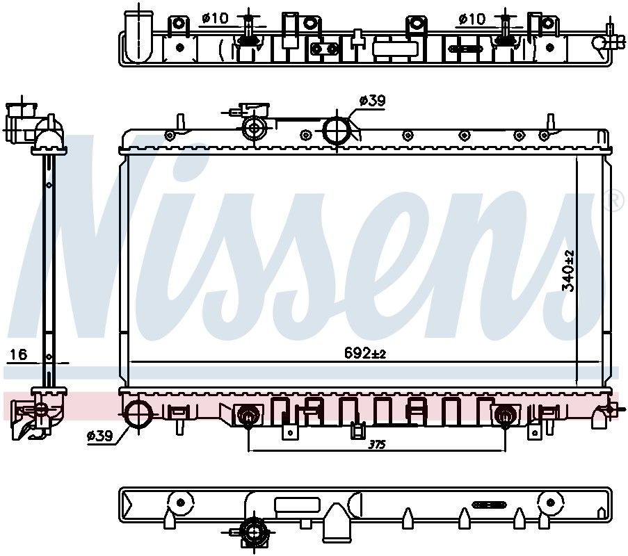 Nissens Radiator 67711
