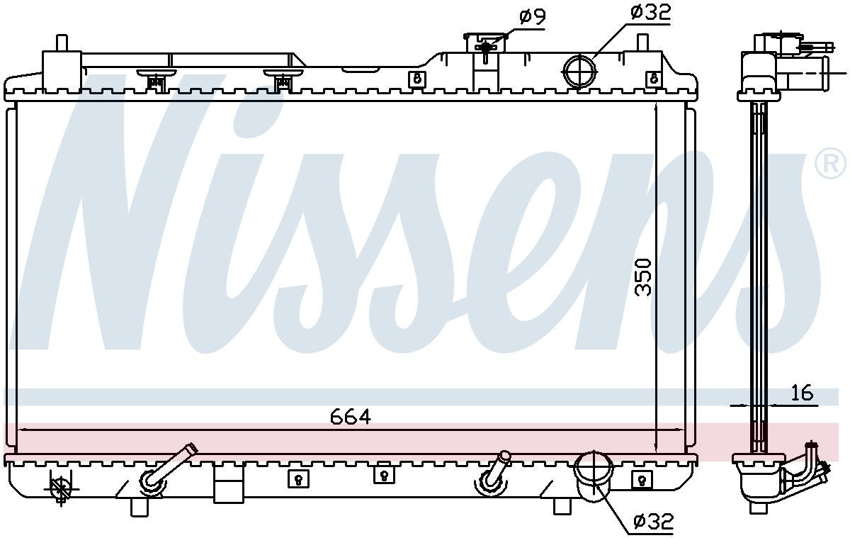 Nissens Radiator 681021