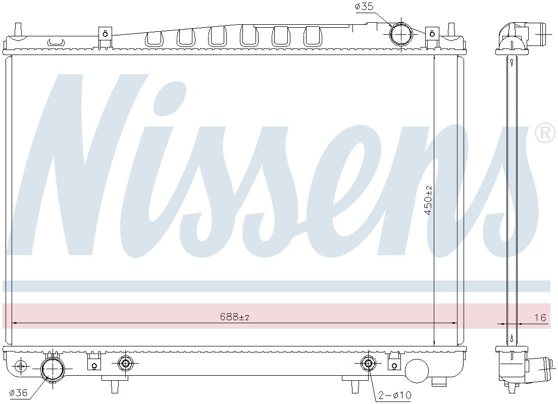 Nissens Radiator 681209