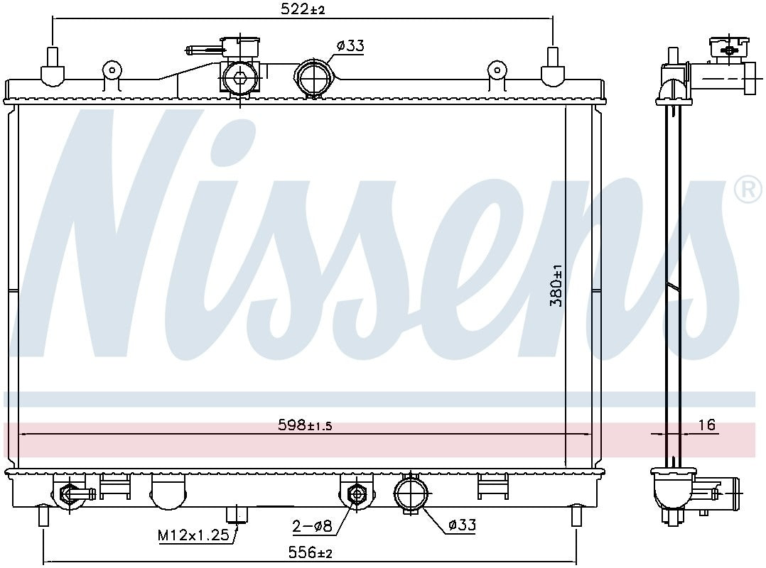 Nissens Radiator 68763