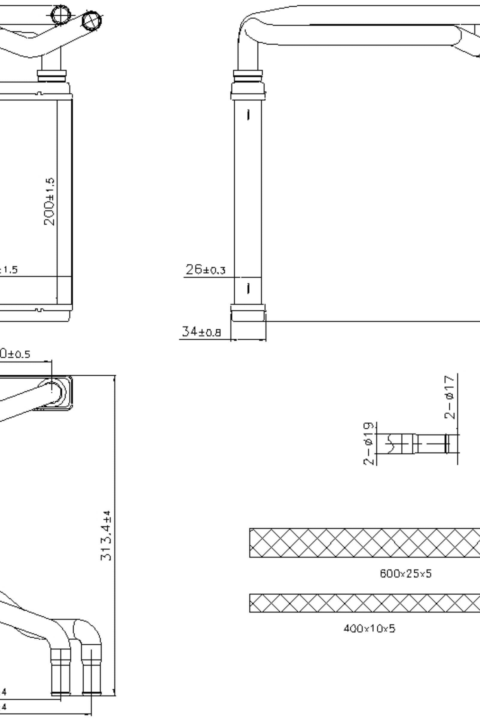 Nissens HVAC Heater Core 707291