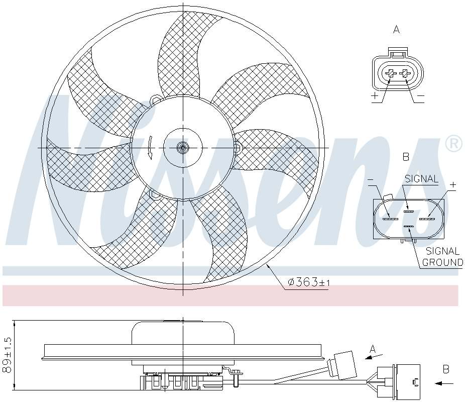 Nissens Engine Cooling Fan 850020