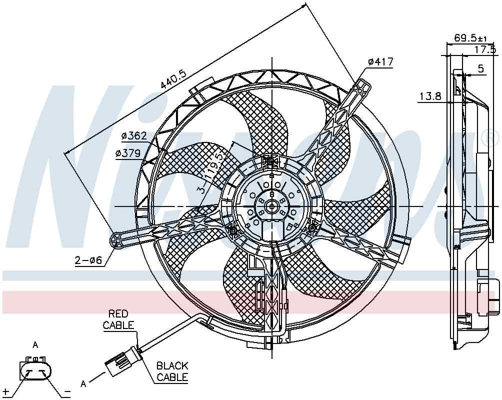 Nissens Engine Cooling Fan 85632