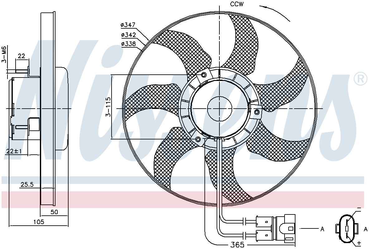 Nissens Engine Cooling Fan 85749