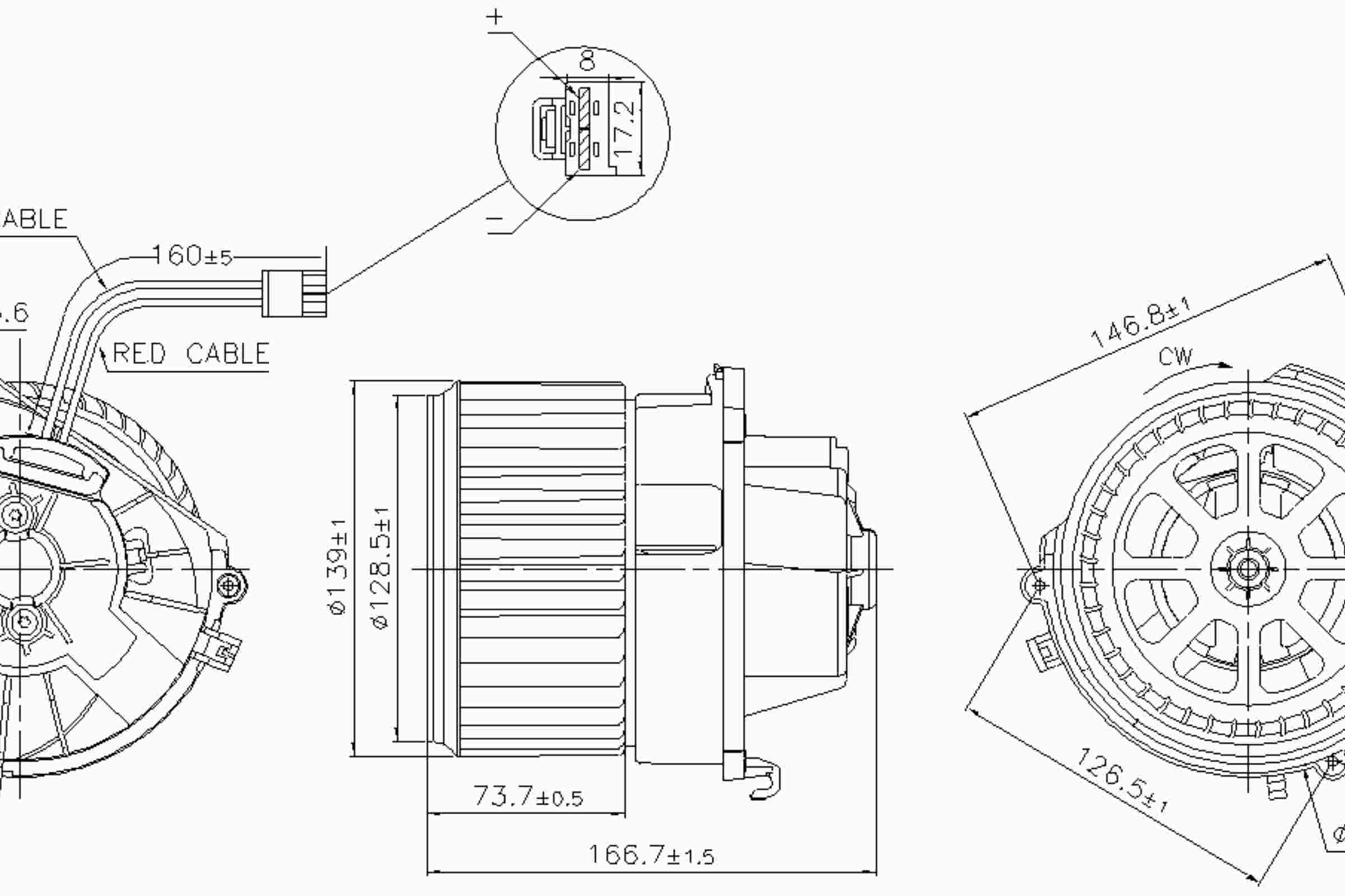 Nissens HVAC Blower Motor 87599