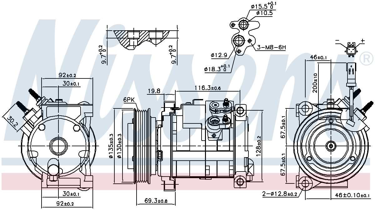 Nissens A/C Compressor 890152
