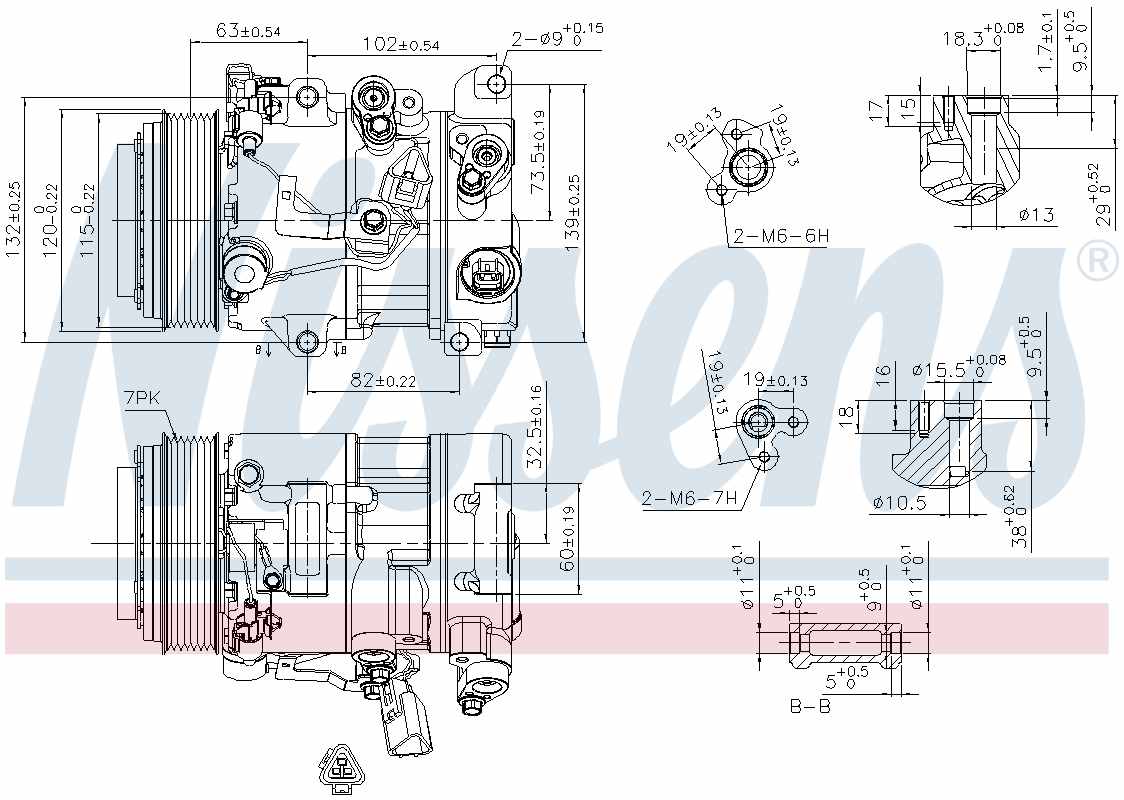 Nissens A/C Compressor 890156