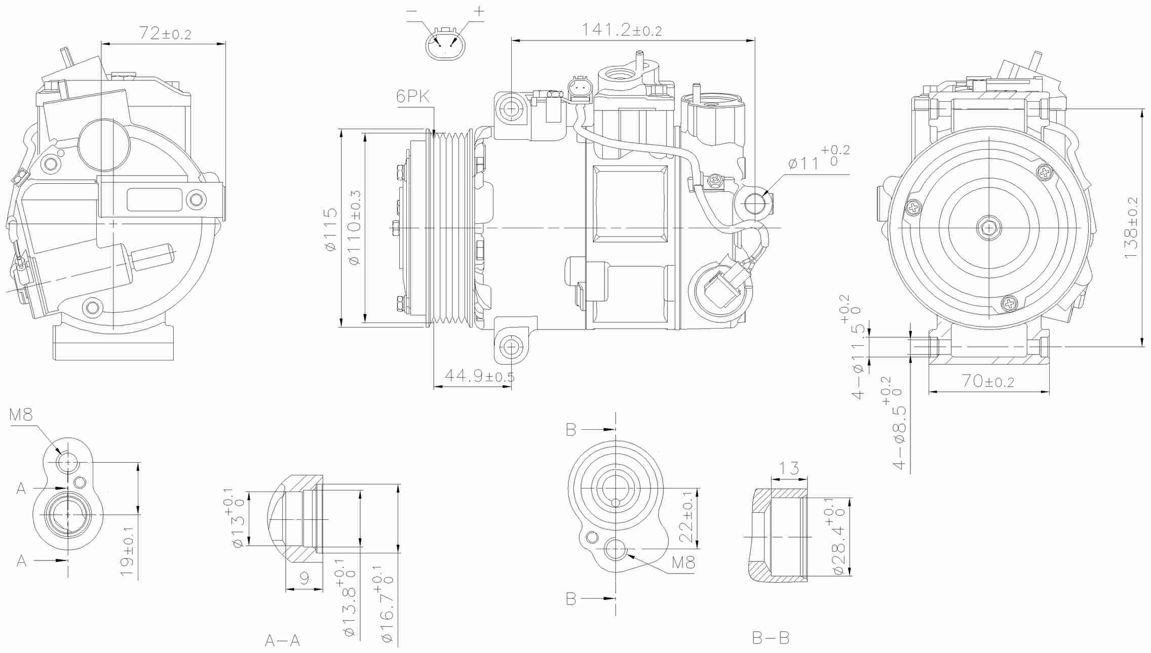 Nissens A/C Compressor 890199