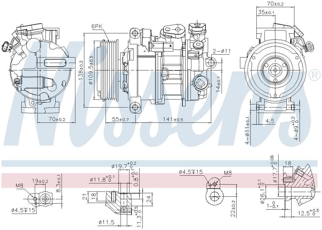 Nissens A/C Compressor 890595