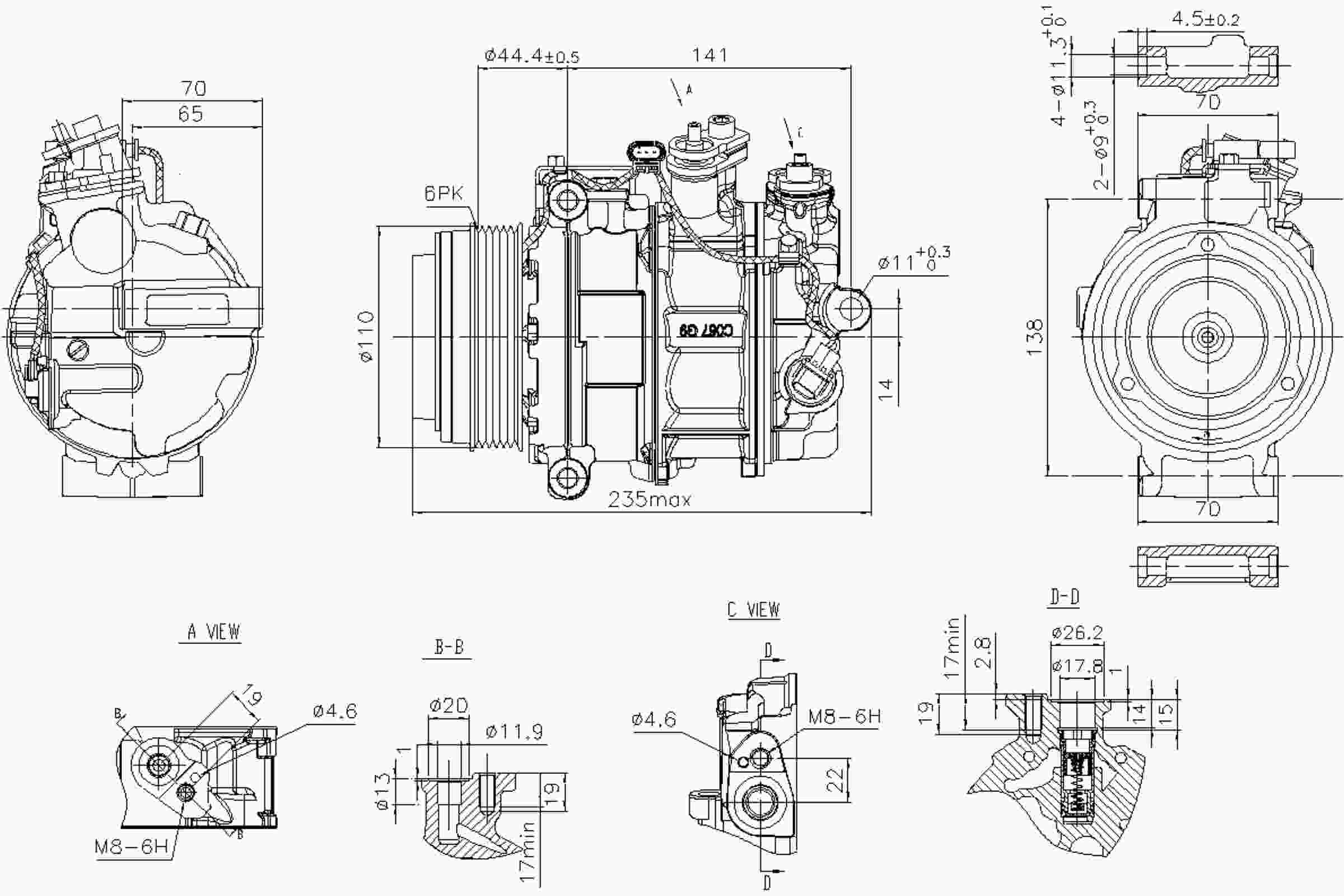 Nissens A/C Compressor 890749