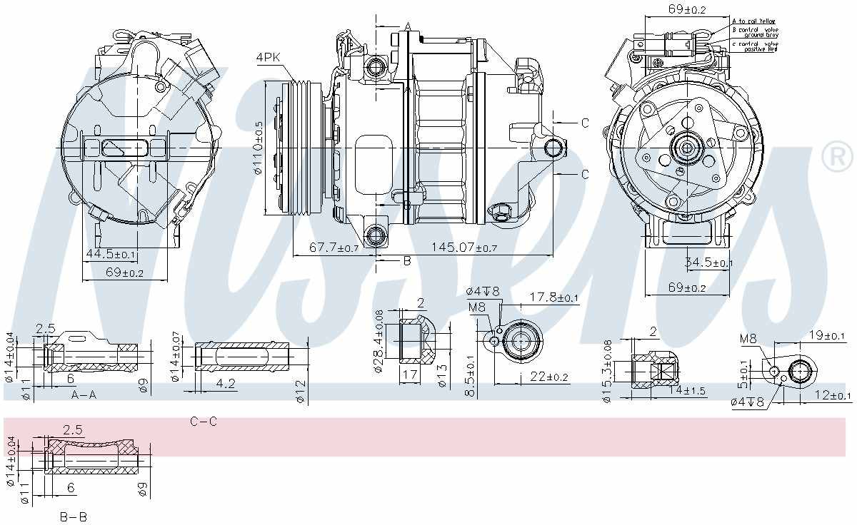 Nissens A/C Compressor 890759