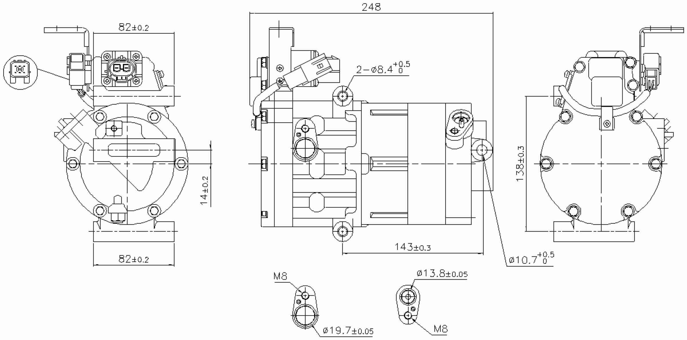 Nissens A/C Compressor 890770