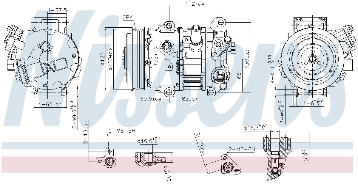 Nissens A/C Compressor 890803