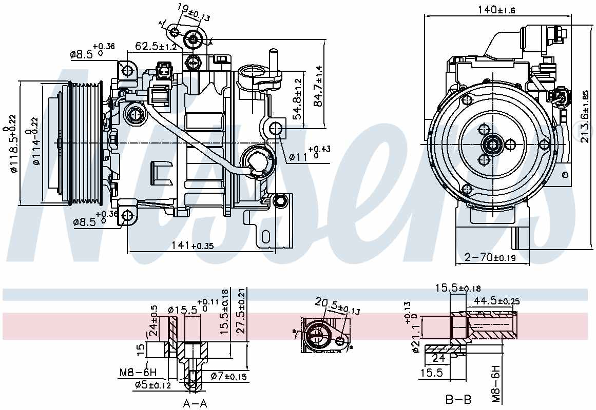 Nissens A/C Compressor 890880
