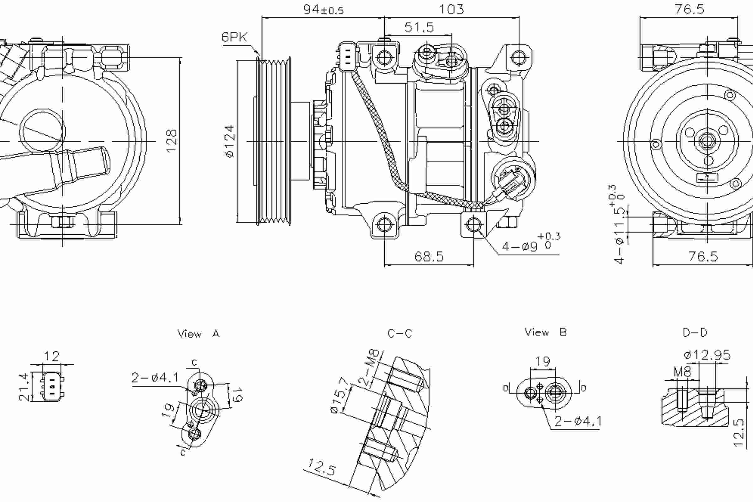 Nissens A/C Compressor 890896