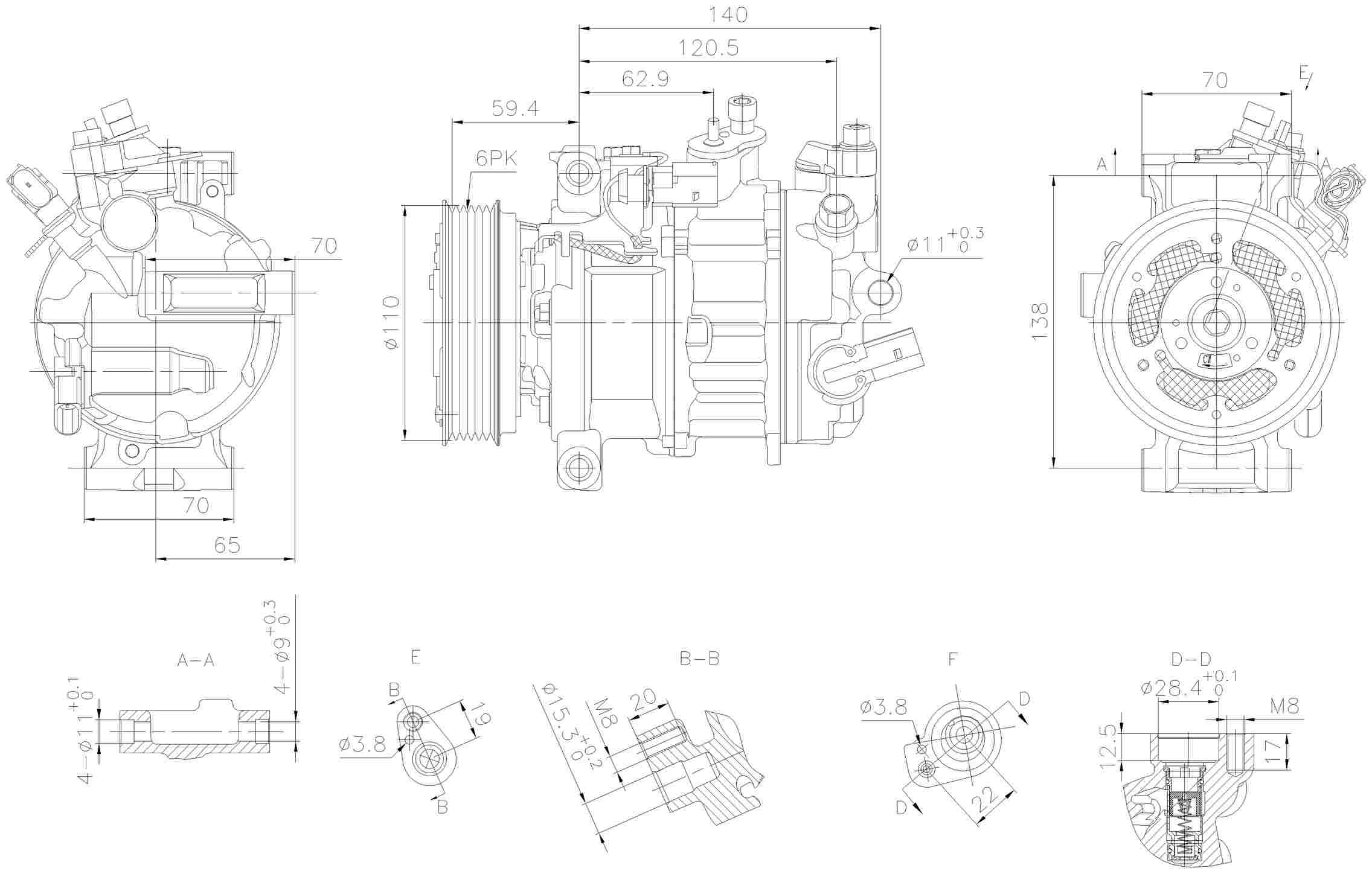 Nissens A/C Compressor 890944