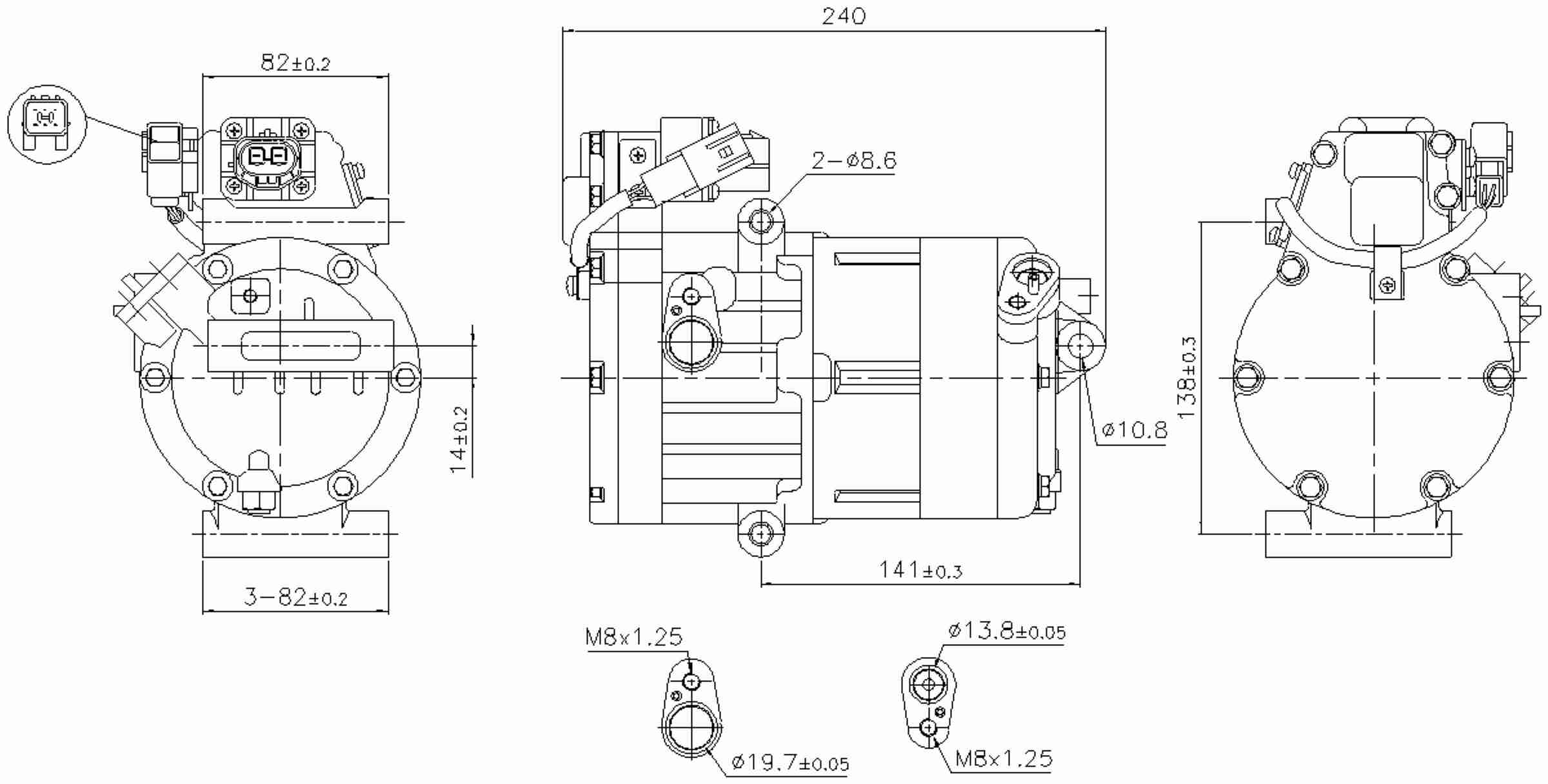 Nissens A/C Compressor 891022