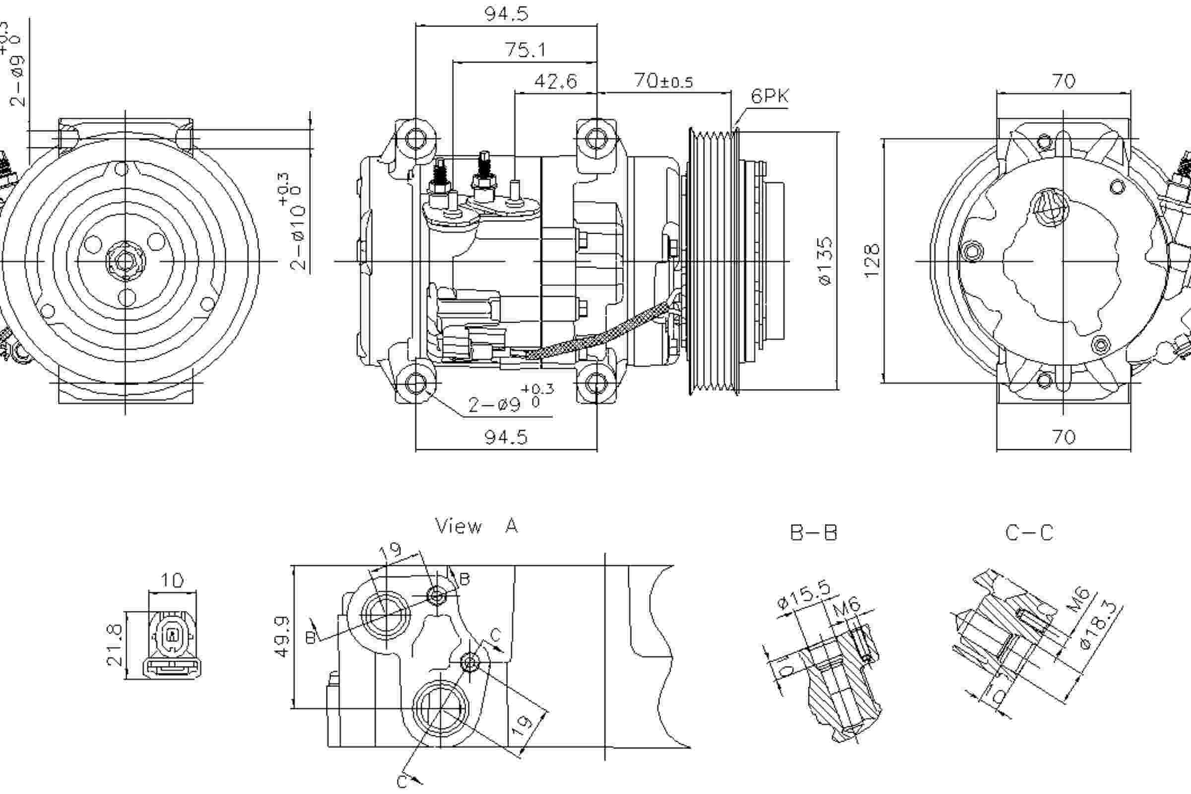 Nissens A/C Compressor 891052