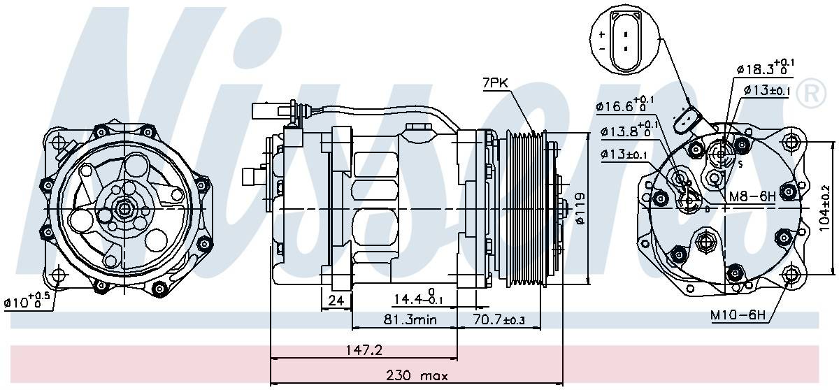 Nissens A/C Compressor