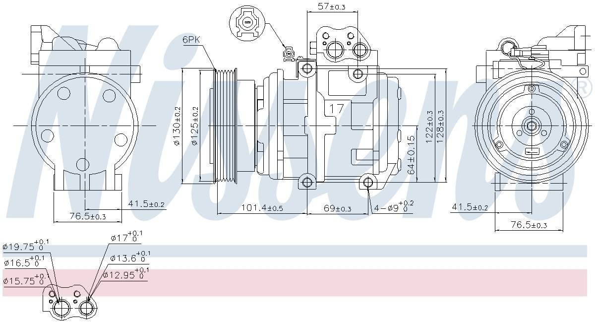 Nissens A/C Compressor 89153