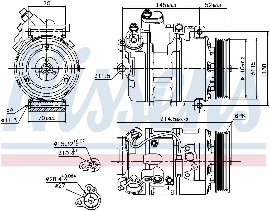 Nissens A/C Compressor 89214