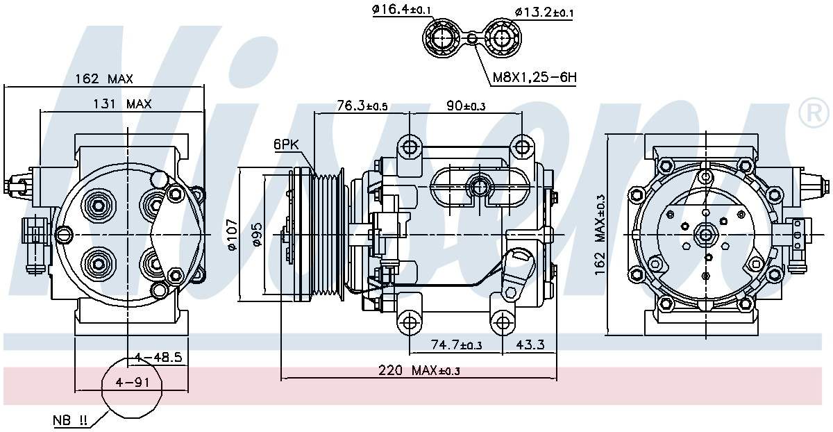 Nissens A/C Compressor 89239