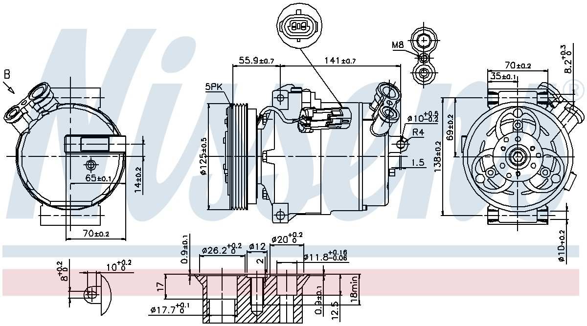 Nissens A/C Compressor