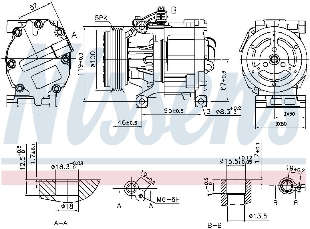 Nissens A/C Compressor 89405