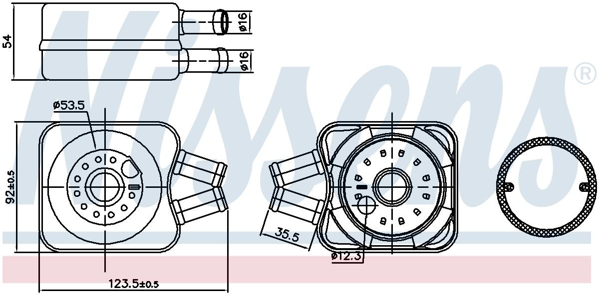 Nissens Engine Oil Cooler
