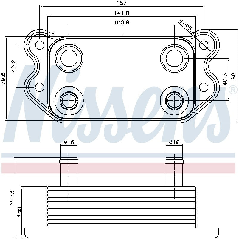 Nissens Engine Oil Cooler