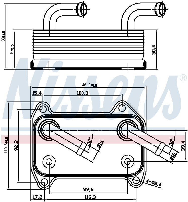 Nissens Engine Oil Cooler