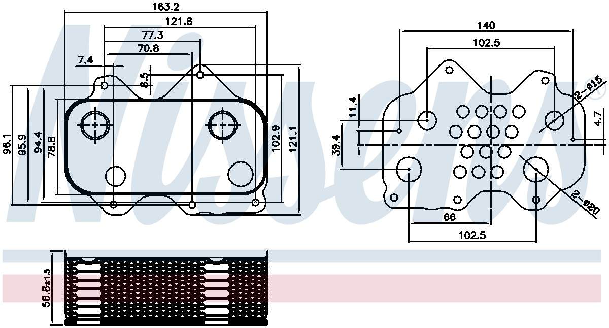 Nissens Engine Oil Cooler