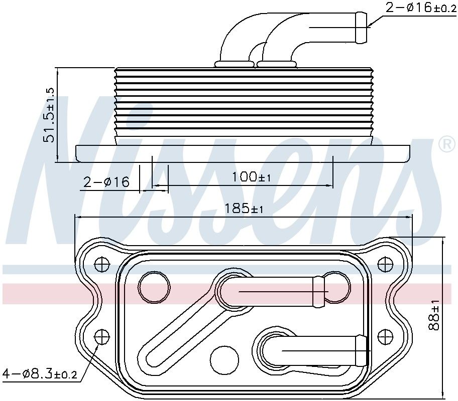 Nissens Engine Oil Cooler