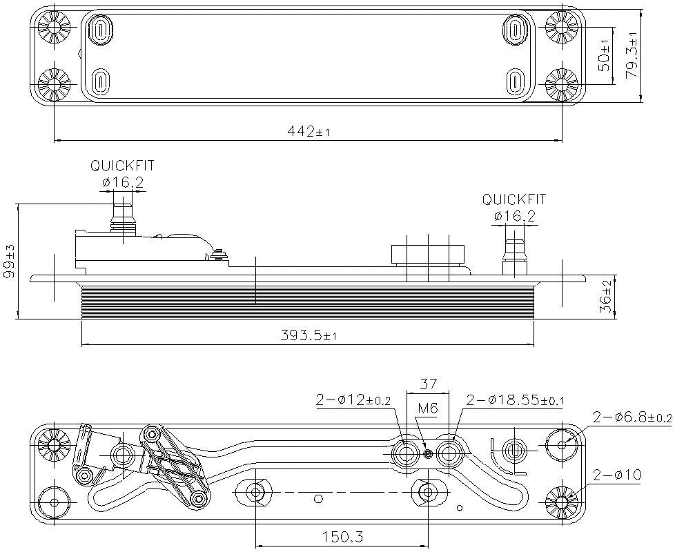Nissens Automatic Transmission Oil Cooler 90837