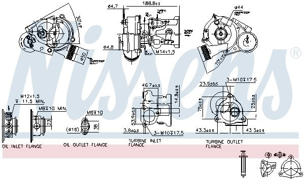 Nissens Turbocharger 93021