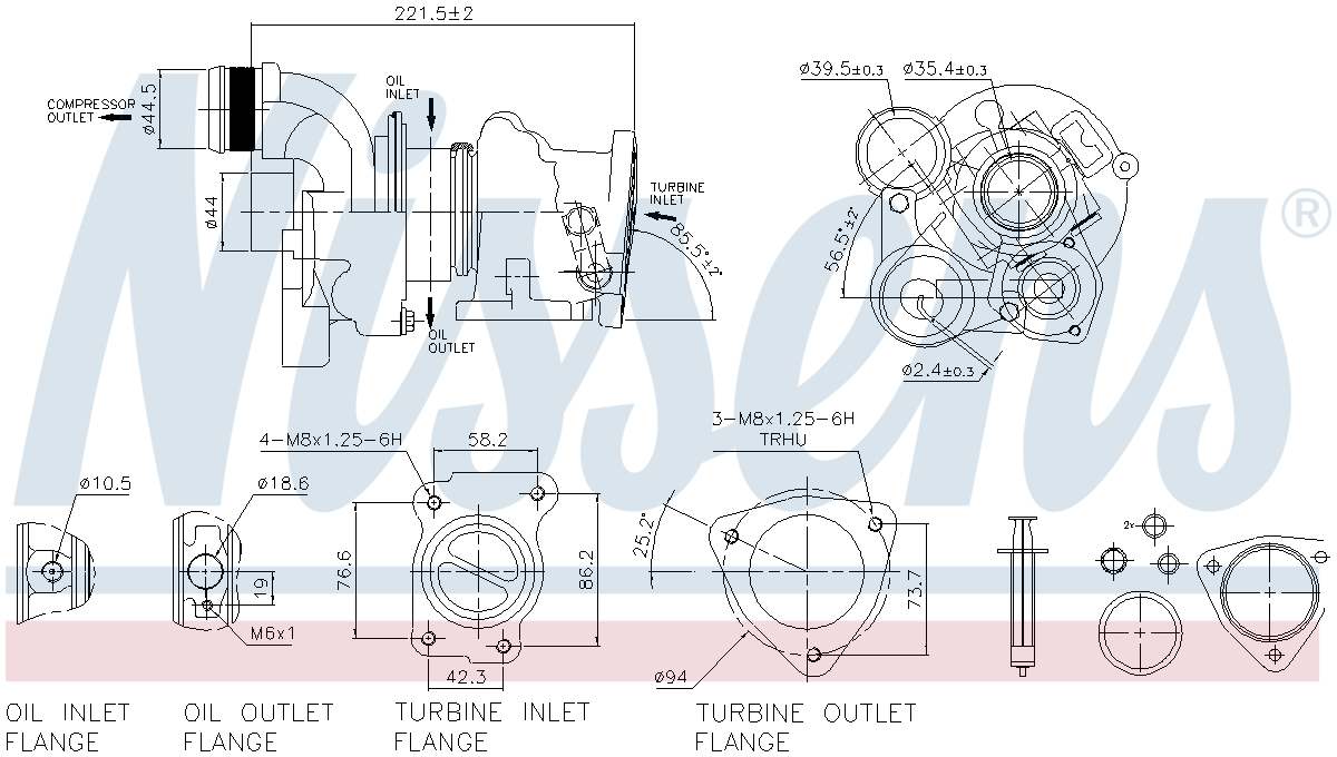 Nissens Turbocharger 93154