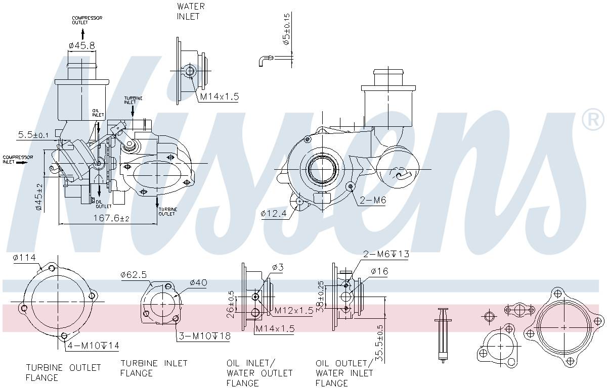 Nissens Turbocharger 93222