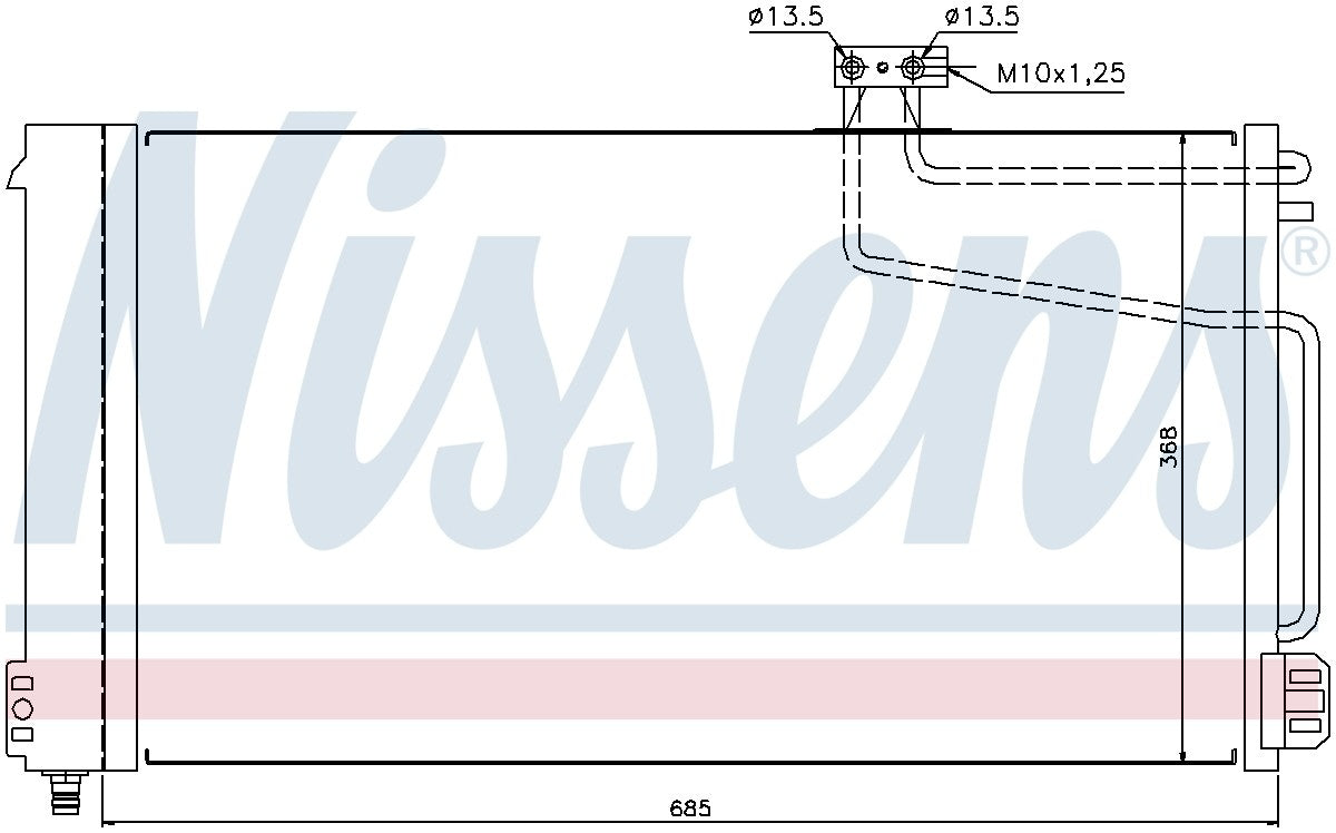 Nissens A/C Condenser