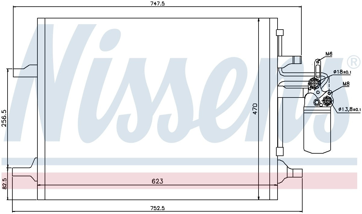 Nissens A/C Condenser