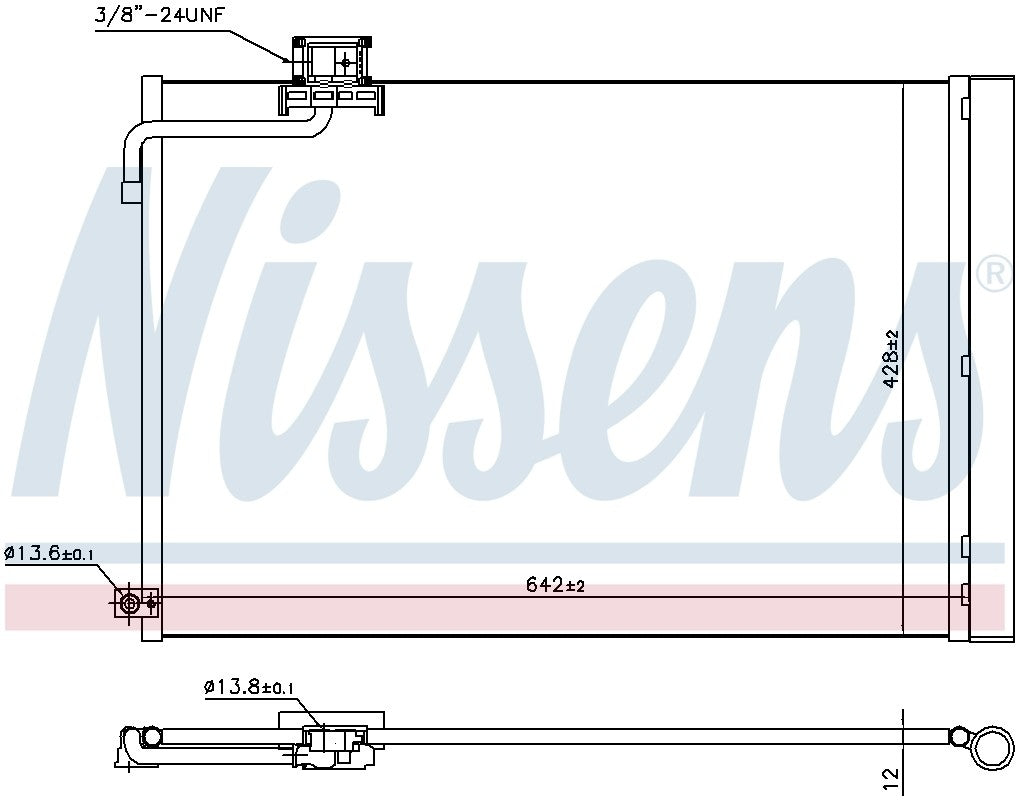 Nissens A/C Condenser and Receiver Drier Assembly 940414