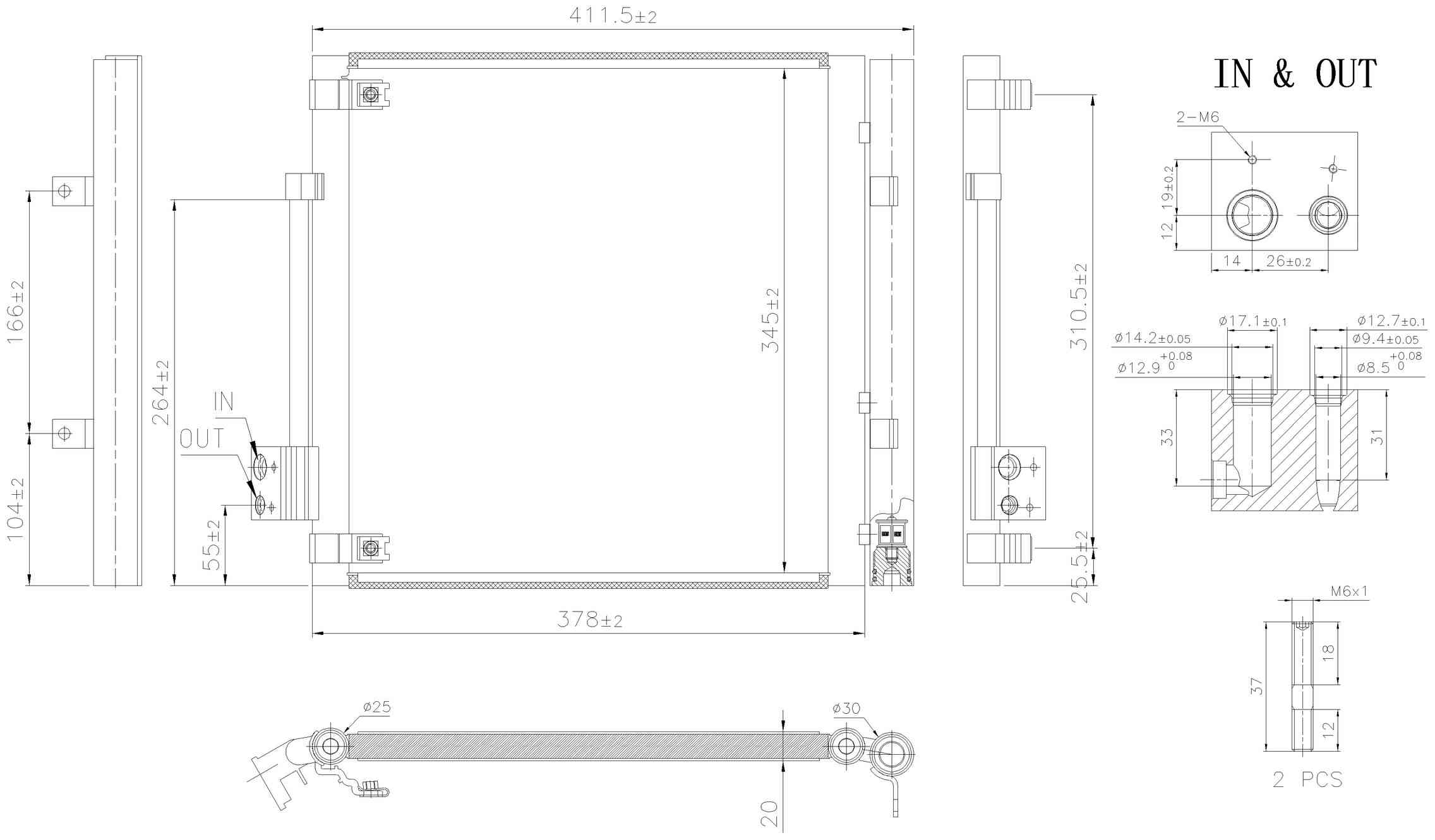 Nissens A/C Condenser and Receiver Drier Assembly 940679