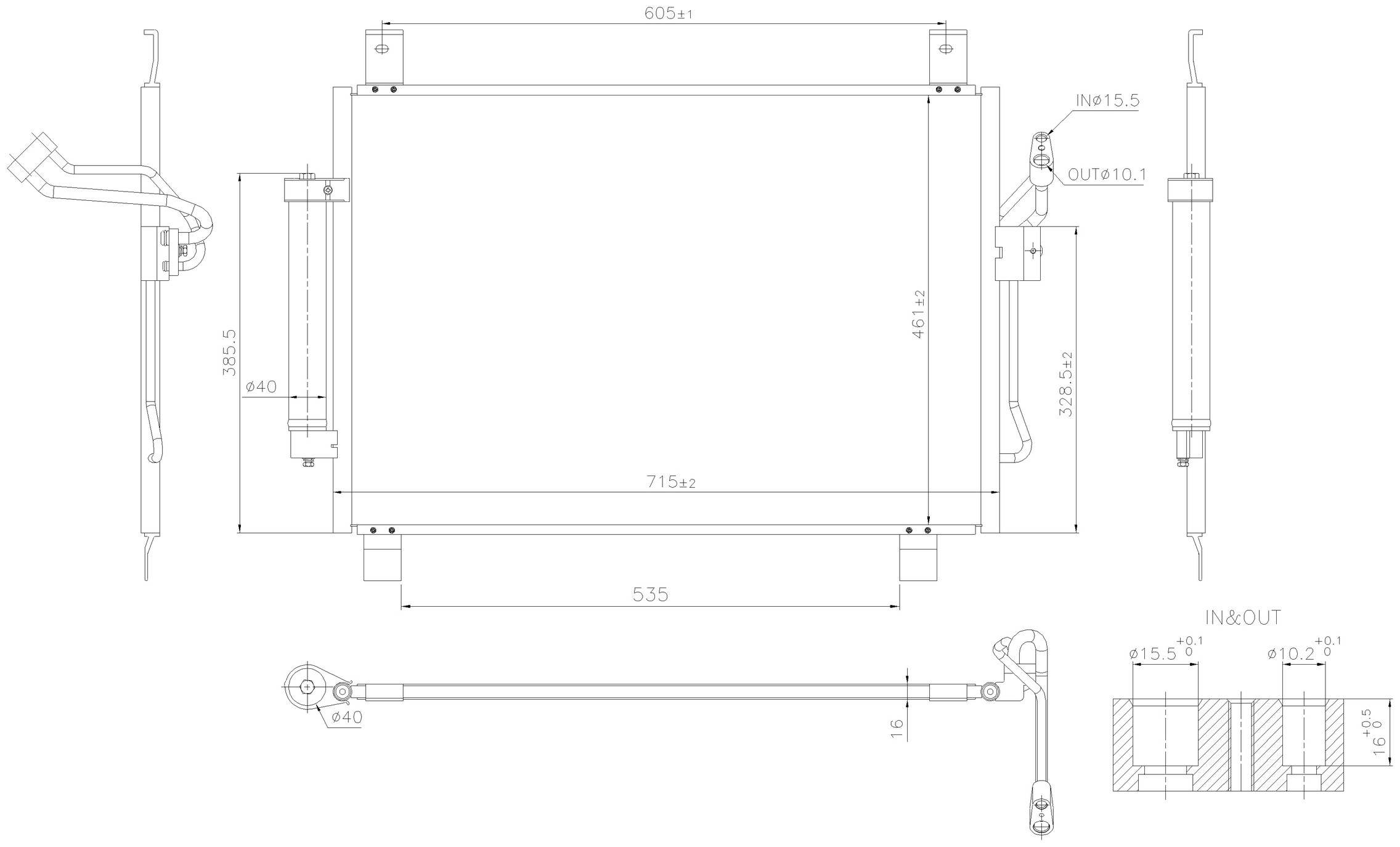Nissens A/C Condenser 940836