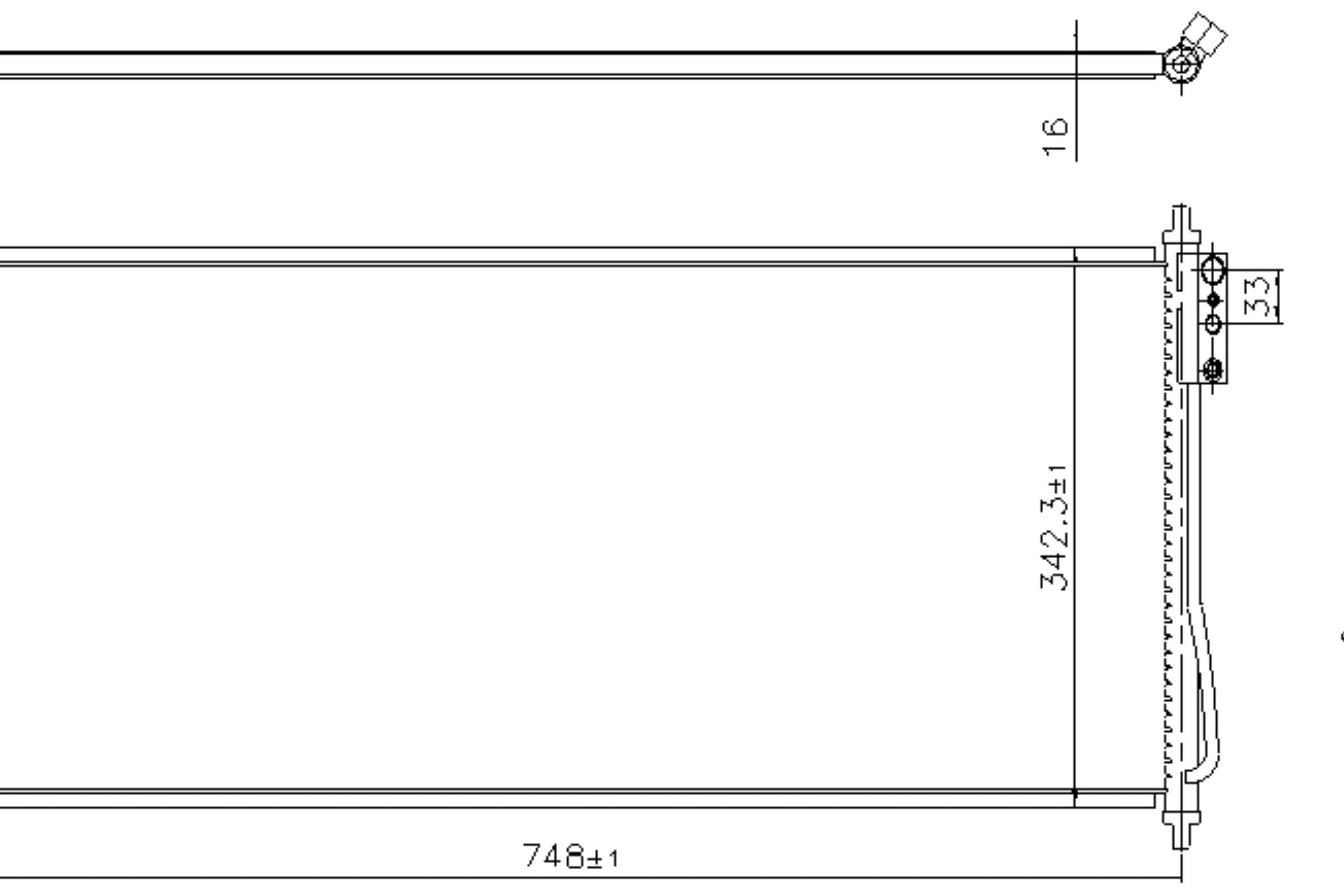 Nissens A/C Condenser and Receiver Drier Assembly 940911
