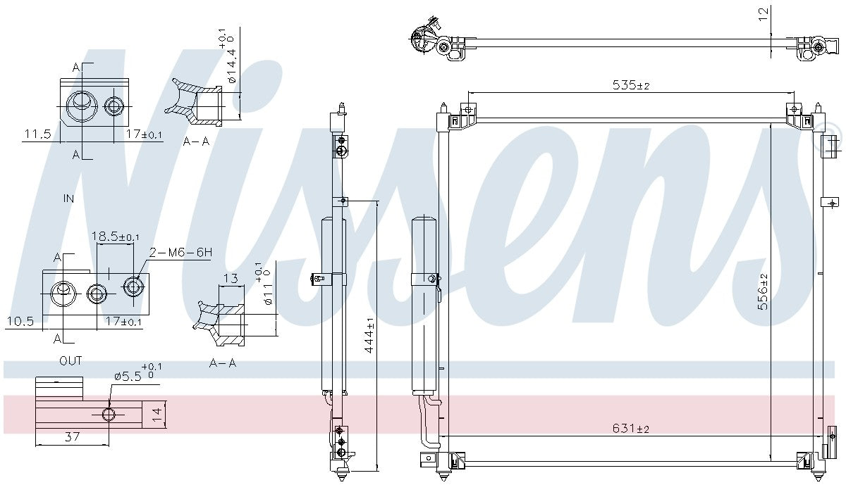 Nissens A/C Condenser 941164