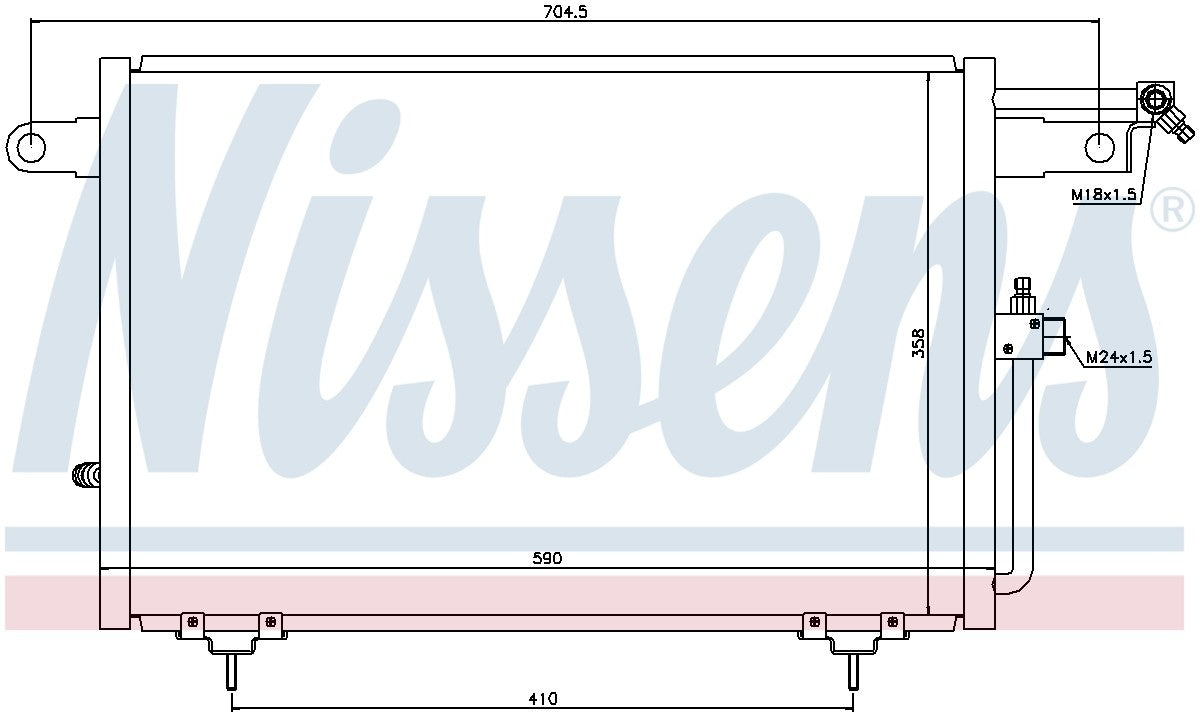 Nissens A/C Condenser