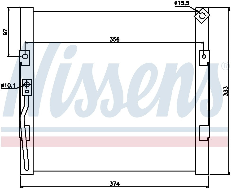 Nissens A/C Condenser 94289