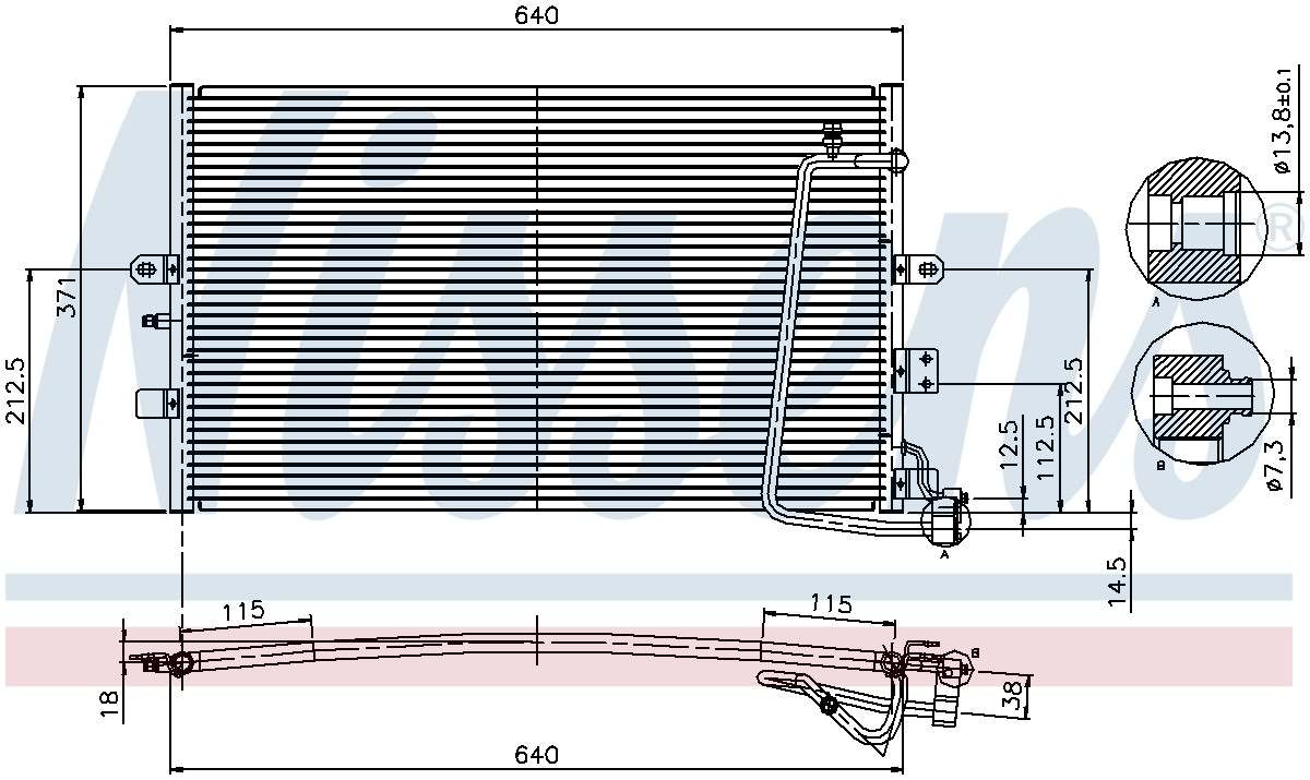 Nissens A/C Condenser